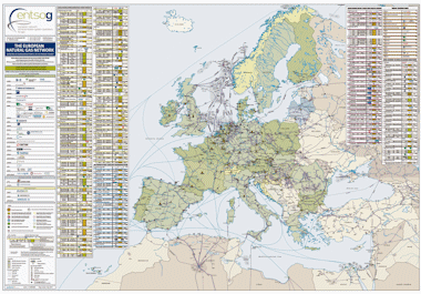 Gas Map Europe